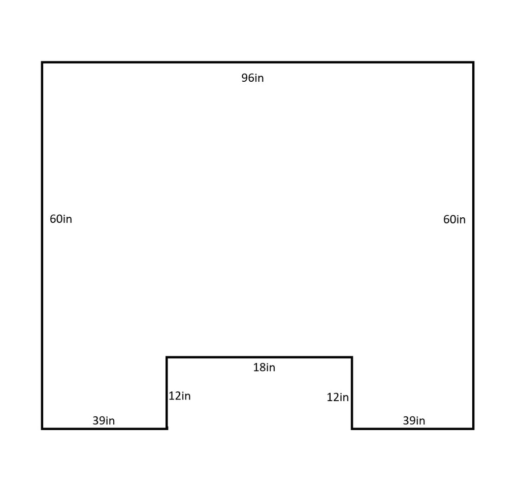 Custom Chair Mat | 60 X 96 NonStudded | Clear .125 Inch Vinyl