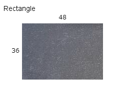 36 X 48 Rectangle  | Nonstudded Chair Mat Clear .125 Vinyl