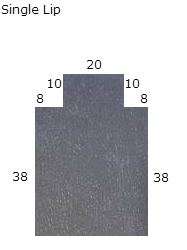36 X 48 Single Lip (10 Inch  X  20 Inch Lip) | Nonstudded Chair Mat Clear .125 Vinyl