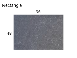 48 X 96 Rectangle  | Nonstudded Chair Mat Clear .125 Vinyl