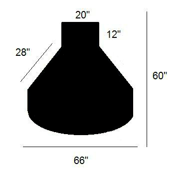 Large Beaker Mat | NonStudded Black .125 Vinyl