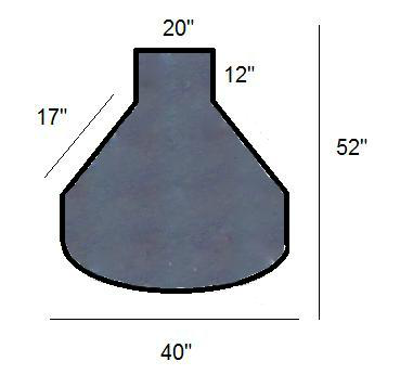 Small Beaker Mat | NonStudded Clear .125 Vinyl