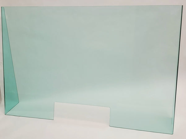 Green Acrylic Desk Shield