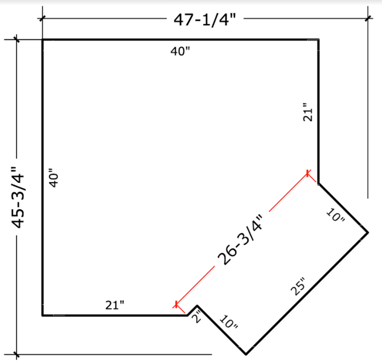 Worth Wilson | Custom Chair Mat | Thickest .250 Clear Chair Mat For Carpet | Straight Edge